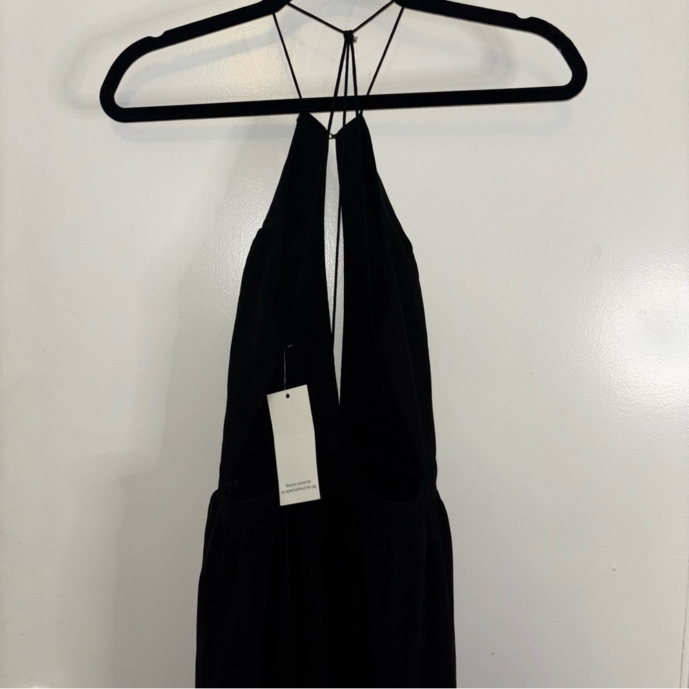 Tobi Black Sleeveless Strappy Back Halter Maxi Dress Size XS - Picture 8 of 15
